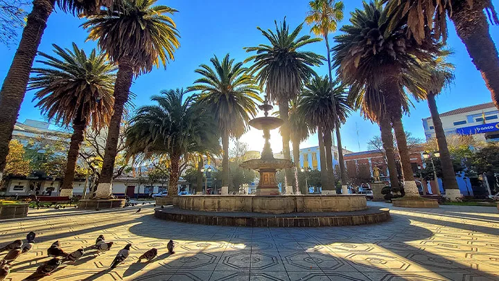 Plaza Luis de Fuentes y Vargas, Turismo en Tarija Bolivia